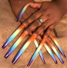 Xxl Nails, Long Fingernails, Nails Long, My Nails, Dope Nails, Long Acrylic Nails, Nails Designs