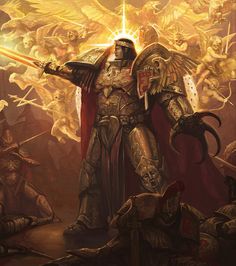 God Emperor Of Mankind, Warhammer 40k Emperor, God Emperor, Warhammer 40k Blood Angels, Adeptus Custodes, The Horus Heresy, Warhammer Art