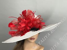 "SIZE  20\"-22\" Adjustable inner band Wired brim. Good shape. Please visit my other shop https://www.etsy.com/shop/LadyHatsBoutique?ref=hdr_shop_me Thank you very much for shopping  at my shop Have a great day" Tea Hats, Woman Hat, Bride Hat, Sale Off, Tea Party Hats, Summer Hats For Women, Elegant Hats, Cocktail Hat, Derby Day