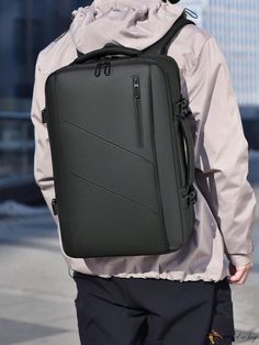 Bird in Bag - Simple Style Backpack for Work, School, Travel and Daily Use Large Capacity Laptop Backpack For Outdoor, Practical Rectangular Backpack For Trips, Outdoor Laptop Backpack, Functional Rectangular Backpack For Back To School, Functional Back To School Backpack, Back To School Functional Rectangular Backpack, Practical Rectangular Backpack With Luggage Sleeve, Large Capacity Laptop Bag For Outdoor Activities, Portable Laptop Bag Backpack For Outdoor Activities