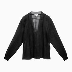 Black Silk-Blend Cardigan By Alaa Features Long Sleeves, A V-Neck And A Semi-Transparent Design. Model Wears Size 36 Fr Model Measurements: Height: 179 Cm Chest: 82 Cm Waist: 65 Cm Hips: 90 Cm Size Type: Fr Material: Silk Sku: 2f-Aa9s02675m867si/O_alaia-995_108 Welcome To The Official Luosophy Poshmark Closet! Luosophy Is A Luxury Brand Reselling Company Founded In San Diego, Ca From 2016. All Our Products Are Imported From Italy And Sold In The Usa. We Do Our Best To Provide High Fashion, Luxur Chic V-neck Evening Outerwear, Chic V-neck Cardigan For Formal Occasions, V-neck Winter Evening Outerwear, Classic Black Blouse For Layering, Black V-neck Outerwear For Layering, Formal V-neck Top For Winter, Black V-neck Sweater For Formal Occasions, Chic V-neck Cardigan For Layering, Elegant V-neck Sweater For Layering