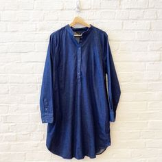 Note: Universal Standard Size Small Corresponds To A Size 14/16. New With Tags Condition; No Defects. See Photos For Measurement Details. Universal Standard, Denim Shirt Dress, Dark Indigo, Denim Shirt, Shirt Dress, Size Small, Womens Dresses, Women Shopping, Dresses