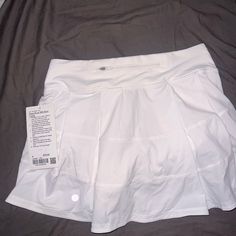 Never Worn Brand New With Tag Lululemon Tennis Skirt, Tall Skirt, Butterfly Skirt, Blue Chill, Lululemon Shirt, Lululemon Skirt, White Skort, Skirts White, Pleated Tennis Skirt