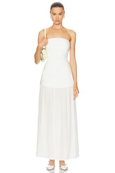 Find SER.O.YA Gardenia Maxi Dress In White on Editorialist. SER.O.YA Gardenia Maxi Dress in White 83% viscose 17% nylon. Made in China. Dry clean only. Partially lined. Hidden side zipper closure. Texturized crepe fabric. SOYA-WD154. 3968-17. About the designer: Porcelain Dress, Women's Evening Dresses, Vintage Maxi Dress, Pleated Maxi Dress, Satin Maxi Dress, Maxi Knit Dress, Maxi Dress Green, Crepe Fabric, White Maxi Dresses