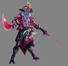 ArtStation - Space Pirate Captain Dnd Spelljammer, Pirate Captain, Space Pirate, Dnd Characters, Roleplaying Game, Fantasy Creatures, Character Inspiration, New World, Sci Fi