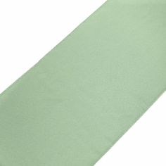 a light green table runner on a white background