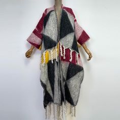 This super soft and warm wool cardigan kimono is perfect for the cold weather. Unlike other sweaters and wools, the wool used for this beauty is non itchy. Think of your favorite throw blanket, the comfort and warmth it gives but 10x stylish and wearable any where. This kimono is all that and more! One size fits S-4X Material: Wool Cardigan Kimono, Winter Cardigan, Kimono Cardigan, Dress Robes, Bohemian Clothes, Christmas Dress, Wool Cardigan, Cardigan Coat, Winter Women