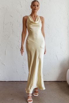 Cassiopeia Open Back Maxi Dress Butter