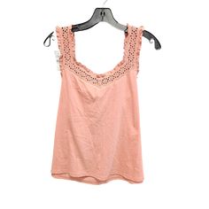 Brand: LOFT Style: TOP SLEEVELESS Color: PINK Size: L Other Info: NEW! SKU: 321-32195-6683 CONDITION: NEW Pink Sleeveless Cotton Camisole, Pink Cotton Scoop Neck Tank Top, Pink Scoop Neck Cotton Tank Top, Spring Pink Scoop Neck Camisole, Pink Scoop Neck Camisole For Spring, Feminine Pink Tank Top, Casual Pink Tank Camisole, Pink Scoop Neck Top For The Beach, Scarf Belt