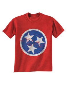 Youth TN Flag - Red  T-Shirt - Nothing Too Fancy Tennessee Outfits, French Kids, Summer Outfits Kids, Grey Dog, Red T Shirt, Dog Hoodie, Flag Tshirt, Red Hoodie, Red Tshirt