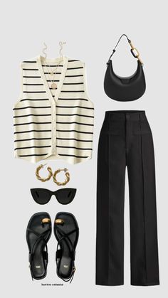 neutrals #summer #summeraesthetic #spring #ootd #fitinspo #farmersmarket #outfitinspo #beauty #zara #blackandwhite #goldjewelry Classy Street Style, Zara Flats, Spring Ootd, Outfit Zara, Flats Outfit, Outfit Layout, Corporate Outfits, Zara Fashion, Chill Outfits