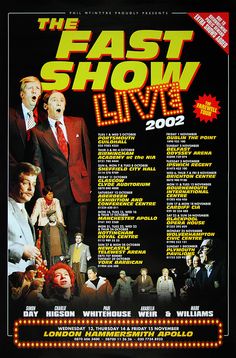 the fast show live tour poster