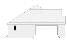 the front elevation of this house plan