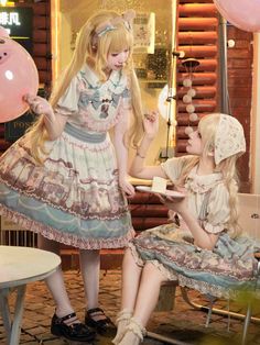 This price includes an overall dress, 2 removable bowknots on shoulder strap and a plush bear tail back.   	 		 			Size 			S 			M 			L 		 		 			Full Length 			87-90 			90-93 			93-96 		 		 			Waist 			82 			87 			92 		 		 			Hem Circumference 			220 			225 			230 Cute Teddy Bear Dress, White Sleeveless Kawaii Dress, Summer Suspender Dress With Lace Trim, Mini Length, Bear Overalls, Winter Harajuku Ruffled Dress, Embroidery Neckline, Bear Embroidery, Bear Plush, Overall Dress