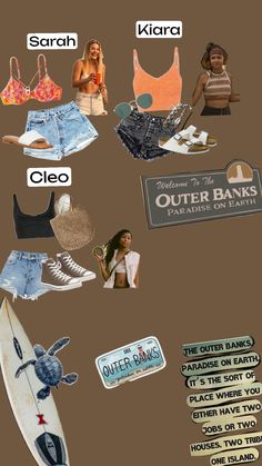 Outer Banks Girlss! 🌊 Outer Banks Fashion Aesthetic, Outer Banks Aesthetic Sarah, Outer Banks Inspired Room, Kie Outer Banks Outfits, Outer Banks Fits, Outer Banks Nails, Kiara Outer Banks Outfits