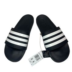 Adidas Adilette Comfort Black Slides Men's Sandal Gz5891 Model No : Gz5891 Color : Black Made In Vietnam Size 8 Features Cushioned Style Sleeper Condition : Brand New And 100% Authentic, Totally New Without Box, With Tags Adidas Casual Sport Sandals For Summer, Adidas Synthetic Slide Sandals, Adidas Synthetic Slides With Rubber Sole, Adidas Slides With Rubber Sole, Adidas Synthetic Slides For Streetwear, Adidas Slides With Rubber Sole For Summer, Adidas Black Slides For Summer, Black Adidas Slide Sandals, Adidas Casual Slide Sandals