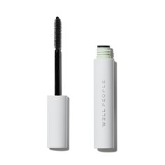 Expressionist Lengthening Mascara | Well People Length Mascara, Vegan Mascara, Honest Beauty, Lengthening Mascara, Eye Mascara, Great Lengths, Mascara Lashes, Clean Beauty, Jojoba Oil