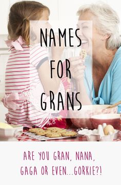 Grandparents Names Ideas, First Grandbaby