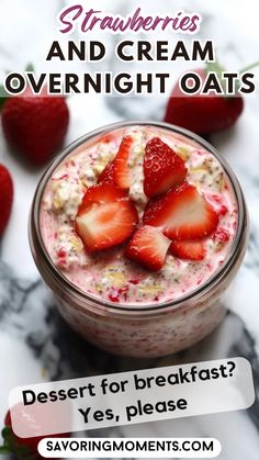 Start your day with this delightful mix of juicy strawberries, creamy yogurt, and oats! This easy breakfast recipe is as delicious as it is nutritious. Your next favorite meal is just a click away.
#overnightoats #strawberryrecipe #breakfastideas #healthyeats #quickbreakfast #easyrecipes #mealprep #oatslover #breakfastinspo