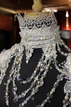 The Snow Queen, Winter Bride, Ice Queen, Snow Queen, Valentines Gifts For Her, Lace Collar