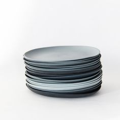 a stack of plates sitting on top of each other