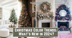 christmas decorations in different styles and colors are featured for the holiday color trend what's new in 2012?