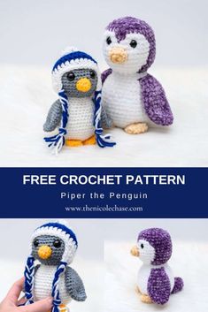 Free Penguin Crochet Pattern Doll Patterns Free, Penguin Pattern, Crocheting Patterns, Animal Patterns, Cloth Dolls, Quality Content, Amigurumi Free, Crochet Hat Pattern