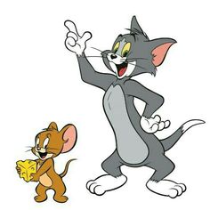 an image of two cartoon cats playing together