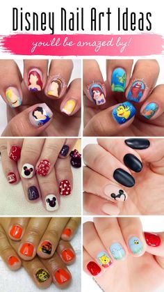 Alice In Wonderland Nails, Disney Nail Art, Disney Inspired Nails, Disney Nail, Nail Art Disney, Nails 2022, Vacation Nails, Disney Nails