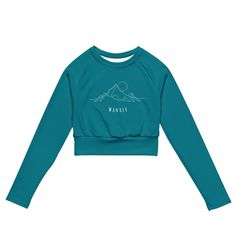 Mountain Wanderer Blue Crop Top Fleece Hats, Blue Crop Top, To The Mountains, Blue Crop Tops, Athleisure Outfits, Hiking Outfit, Vibrant Blue, Blue Top, Fall Collections