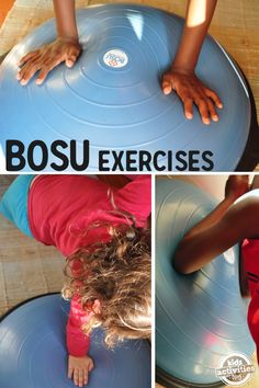 Bosu Exercises, Bosu Workout, Vision Therapy, Exercise Activities