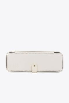 Béis 'The Jewelry Case' in Beige - Small Jewelry Case For Travel Functional Rectangular Pencil Case Gift, Functional Rectangular Pencil Case As Gift, Elegant Rectangular Jewelry Storage For Daily Use, White Rectangular Case For Everyday Use, Compact Portable Jewelry Storage For Everyday, Functional Portable Case For Gifts, Portable Functional Case For Gifts, Functional Portable Case As Gift, Functional White Rectangular Cases