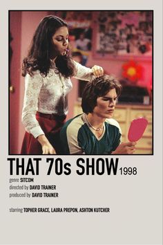 the poster for that 70's show shows a woman combing another man's hair