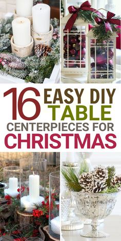 16 easy diy centerpieces for christmas