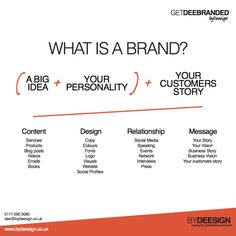 what is a brand? your personality, your customers story and how to use it