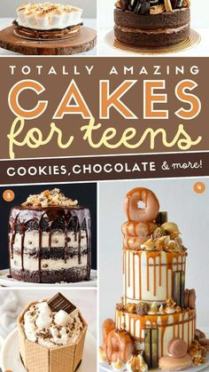 cakes for teens to make with chocolate, cookies and marshmallows on top