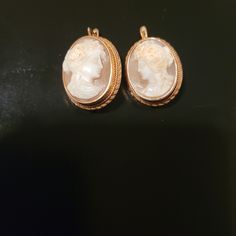 Huge Antique 14k Gold Cameo Earrings 1"1/4 Tall Cameo Pin All Earring 1" 3/4 Rare To Find Almost 80year Old,Never Been Used Cameo Rings, Cameo Earrings, Cameo Ring, Limited Time, Jewelry Earrings, Women Jewelry, Gold, Color