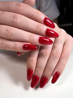 October Esthetics, Red Crocodile Nails, Red Croc Nails, Crocodile Nails, Snake Skin Nails, 2024 Nails, Nails Red, Editorial Makeup