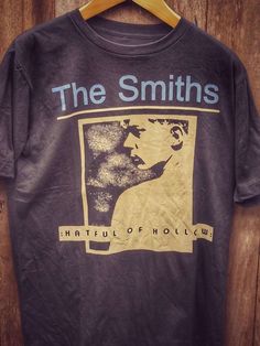 THE SMITHS 100% Cotton New Vintage Band T Shirt - Vintage Band Shirts Old Band Tshirts, Smiths T Shirt, The Smiths T Shirt, Types Of Cotton Fabric, Vintage Band Shirts, Vintage Band T Shirts, Shirt Wrinkles, The Smiths, Vintage Band