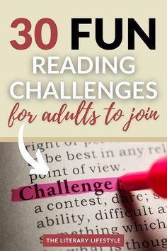 30 Fun Reading Challenges for Adults to Join Reading Challenges 2023, Reading Challenge For Adults