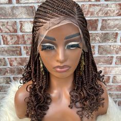 Women Braided Wig 13x6 This Wig Can Be Customize To Any Color Of Your Choice ,Pls Send A Dm If You Have Any Questions. Summer Cornrows, Braided Wigs For Black Women, Braid Wigs, Frosted Hair, Feed In Braids Hairstyles, Blonde Braids, Gold Blonde, Braided Cornrow Hairstyles, Wig Hat