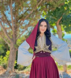 Traditional Greek Clothing, Traditional Clothing Around The World, Greek Outfit, Albanian Clothing, Reference Clothing, Heritage Day, Greek Tradition, Cultural Clothing, Costume Making