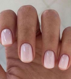 Bridesmaids Nails, Milky Nails, Her Nails, Casual Nails, Polish Colors, Pink Nail, Neutral Nails, Girls Nails, Chic Nails