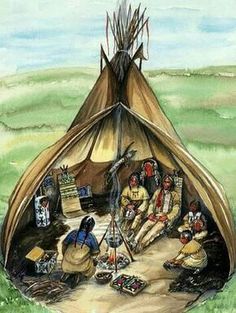 Indian Teepee, Native American Teepee, Native American Wisdom, Native American Pictures, Wilde Westen, Western Comics, Native American Artwork