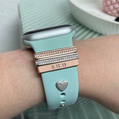 Personalized Stackable Rings, 3mm Ring, Watch Wallpapers, Apple Watch Bands Women, Apple Watch Fashion, Mom Things, Iphone Ideas