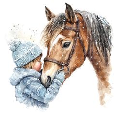 Horse In Winter, Drawing Art Ideas, Horse Clipart, Sharpie Marker, Snowman Painting, Project Nursery, Painting Flowers, Western Decor, High Resolution Images