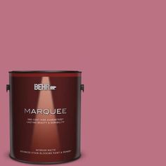 behr marquee interior paint in one gallon, with the light on it