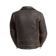 FIM287CDMZ | Wrath - Men's Motorcycle Leather JacketLooking for a stylish vintage motorcycle leather jacket? Then the New Wrath Motorcycle Jacket is for you!! With the classic asymmetrical zip, tons of pockets and heavy duty YKK zippers. It's got armor pockets for CE-2 rated armor, conceal carry pockets, and a zip out thermal liner, too! Features: 1.0-1.1 mm Drum Dye Naked Cowhide Motorcycle style with snap down lapel, collar, epaulets and asymmetrical zipper One zippered chest pocket Two zipper Motorcycle Leather Jacket, Motorcycle Leather, Motorcycle Style, Motorcycle Outfit, Riding Gear, Biker Leather, Vintage Leather Jacket, Leather Motorcycle Jacket, Vintage Motorcycle