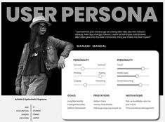 a black and white photo of a person on a user personaia page, with the title'user personaia '