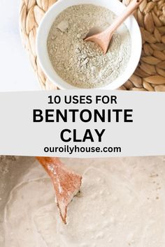 Bentonite clay has so many incredible benefits for overall wellness and the skin. Learn the top 10 uses for bentonite clay, its many benefits, as well as my favorite DIY recipes. Bentonite Clay Uses, Bentonite Clay Face Mask, Homemade Toothpaste Recipe, Detox Bath Recipe